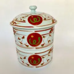 連休お値下げ❗️有田焼清秀窯　2段重ね薬味入れ