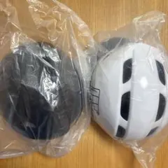 自転車ヘルメット Kabuto 2個セット 白＆黒 SGマーク付 新品未使用