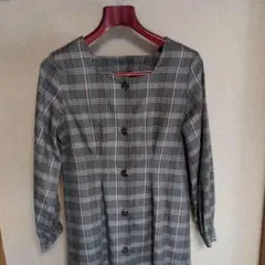 【ワンピース】レディース 格子柄 ワンピ