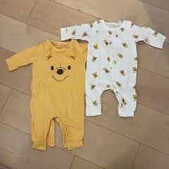 ディズニー プーさんロンパース2点セット