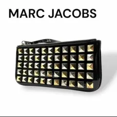 【良品】MARC JACOBS/マークジェイコブスポーチ エナメル ブラック
