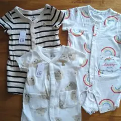 baby gap他 ロンパース 3点セット 0-9ヶ月
