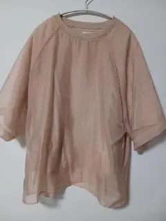 freaks store オーガンジー×カットソー 重ね ラグラン