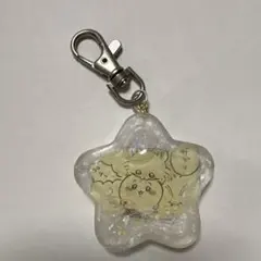 星型チャーム 透明レジン製 キャラクター入り