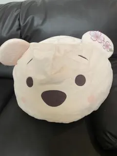 くまのプーさん　スーパーギガザッカドームクッション　さくらVer.