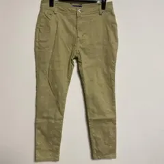 Arnold P almerw カーキ 刺繍入り スリムフィットチノパン 9号