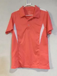 ピンク 半袖 ポロシャツ