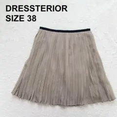 ドレステリア　プリーツスカート　シフォン　上品　エレガント　大人可愛い（206）