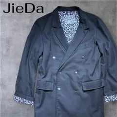JieDa ジエダ テラードジャケット ダブル スタッズ ヒョウ柄 黒 2のサムネイル