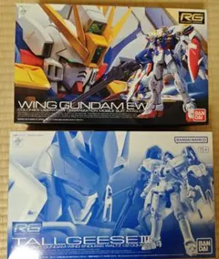 RG ウイングガンダム EW &トールギスIII(プレミアムバンダイ限定)セット