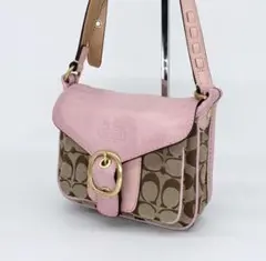 COACH シグネチャー ミニバッグ　y2k soho ソーホー ピンク