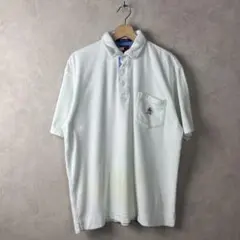 USA古着 トミーヒルフィガー 半袖ポロシャツ パイル生地 白 vintage
