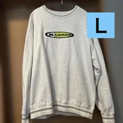 X-LARGE グレー トレーナー L