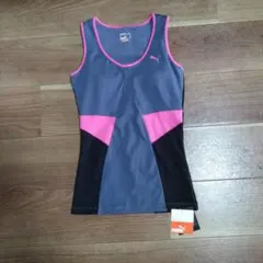 Puma タンクトップ グレー/ピンク/ブラック　新品未使用タグ付