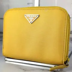 2026年最新】PRADA カラー：イエロー系 レディース 二つ折り財布の人気