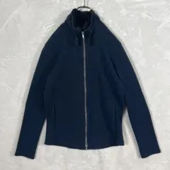 TORNADO MART トルネードマート ネイビー ジップ ドライバーズニット
