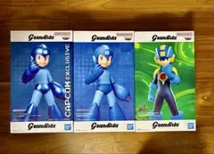 新品未開封・限定品込】ロックマン Grandista フィギュア 3種セット