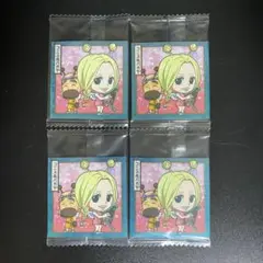 ワンピース にふぉるめーしょん ウエハースシール ノーマル【コニス】4点セット