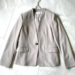 【人気】PLST プラステ　ストレッチカラーレスジャケット