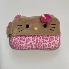 ハローキティ レオパード柄ポーチ