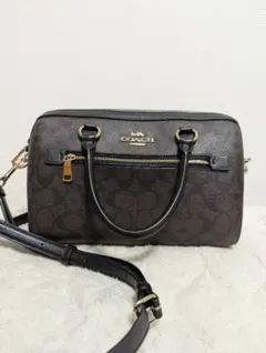 COACH ミニボストン ショルダーバッグ
