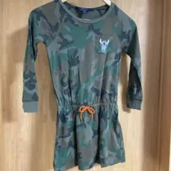 Polo Ralph Lauren 迷彩柄 七分袖ワンピース S 130