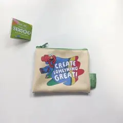 セサミストリート フラットポーチ D ガチャ