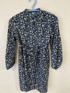 美品 花柄 ワンピース 羽織 130