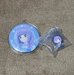 アイカツ! 氷上スミレ　セット　缶バッジ　めじるしアクセサリー　アイカツ