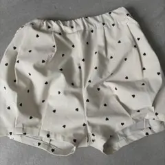 petit main ハート柄パンツ 90
