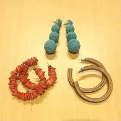 大ぶりピアス 3点セット まとめ売り