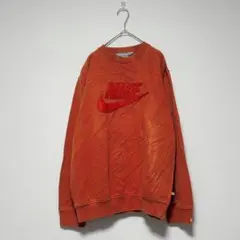 NIKE ヴィンテージ スウェット オレンジ トレーナー 裏起毛 ナイキ