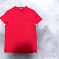 DSQUARED2 ディースクエアード Tシャツ 赤 半袖 メンズ ロゴ
