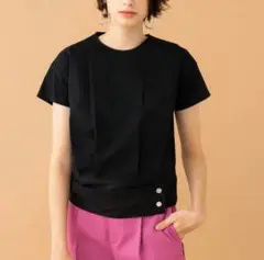 【美品】UNITED TOKYO スエードコンビトップス サイズ1（M）ブラック