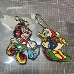 ミニーマウス ドナルドダック キーホルダー