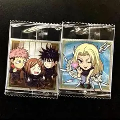 呪術廻戦シールウエハース 虎杖釘崎伏黒 九十九由基 R 2枚セット