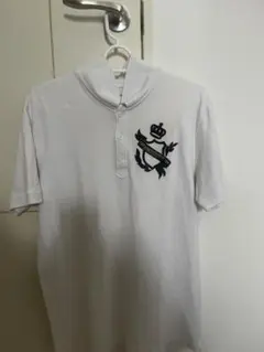 DIESEL ホワイト ポロシャツ Lサイズ