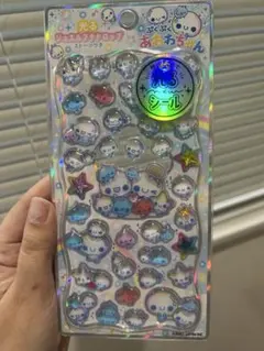 光るあわわちゃんプチドロップシール