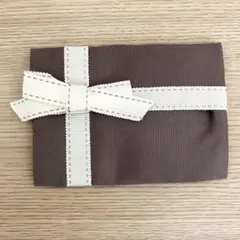 ポケットティッシュカバー　ティッシュケース　リボン