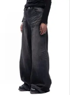 NO FAITH STUDIOS FADED DUNE BAGGY DENIMのサムネイル