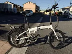 折りたたみ電動アシスト自転車 ホワイト シティタイプのサムネイル