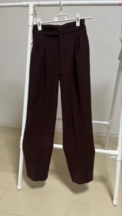 【needles】酒紅寬褲