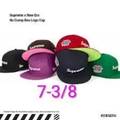 Supreme No Comp Box Logo New Era Black