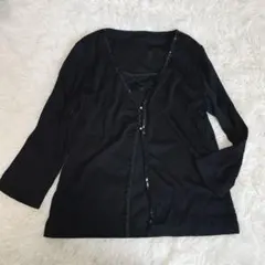 Courreges クレージュ　アンサンブル　ビジュー　スパンコール
