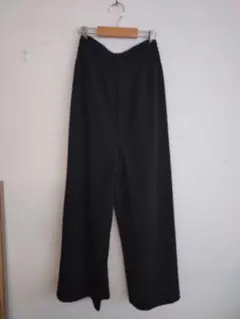 ストレッチ ワイドパンツ