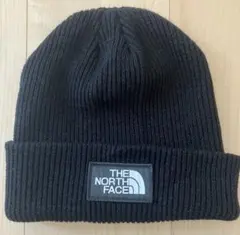 THE NORTH FACE ノースフェイス ボックスロゴ ニット帽 ブラック