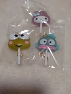 サンリオキャラクターズ　カラフルキャンディチャーム　３点セット