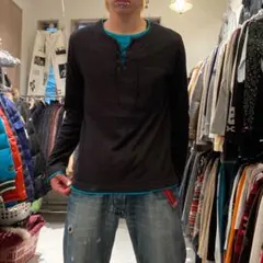 お兄系 長袖カットソー