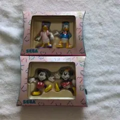 レア当時物 セガ ディズニーキャラクター マスコット フィギュア キーホルダー
