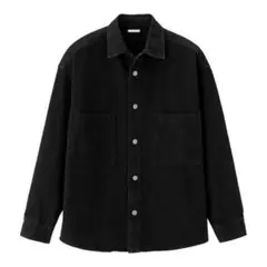 GU デニムシャツジャケットアウター S ブラック